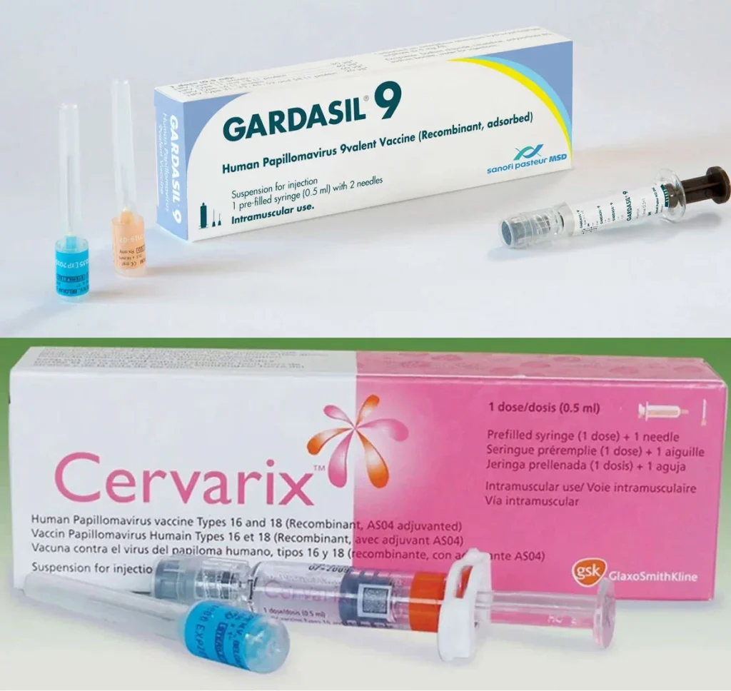 HPV aşısı gardasil ve cervarix